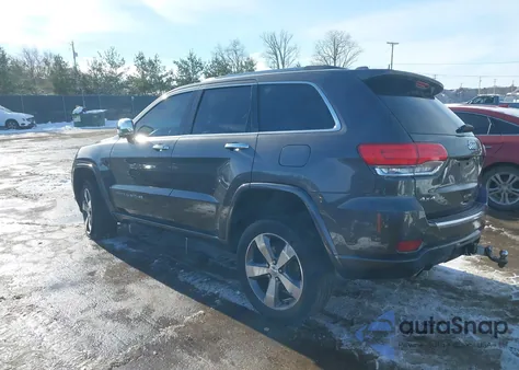 2016 Jeep Grand Cherokee Overland z USA, uszkodzony, nr VIN 1C4RJFCGXGC377699